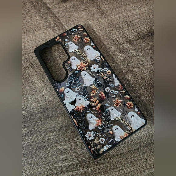 👻 GALAXY S25 ULTRA Floral Ghost Magnetic Phone Case - Picture 3 of 3
